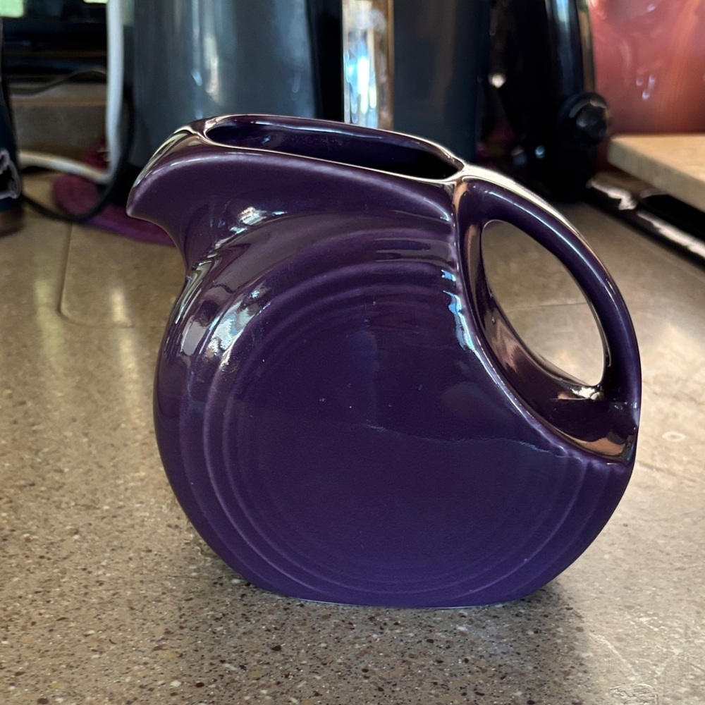 Fiestaware Mulberry Medium 6” Disk Pitcher